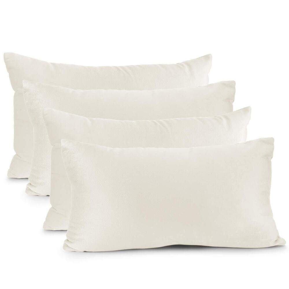 7894 Throw Pillow Covers, Cozy Velvet Decorative Pillow Covers 12 x 20